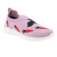 FUEL Wanda-01 Lightweight & Stylish Slip-On Casual Shoes for Women (Pink)