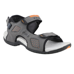 FUEL 2112-07 Tough Grip Sole Adjustable Velcro Sports Sandals(Grey)