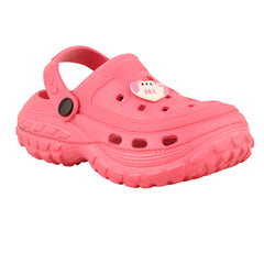 FUEL Poddle Cute & Lightweight EVA Slip-On Clogs for Kids (Pink)
