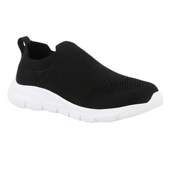 FUEL James-01 Soft Cushioned Footbed and Breathable Knitted Fabric with EVA Sole for Boys (Black)