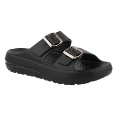 FUEL Florida Lightweight and Comfortable with Soft Cushioned Footbed & Slip-On Design for Women's (Black)