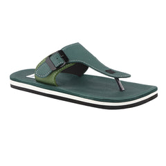 FUEL Walkfit Flexible EVA Sole Slippers with Cushioned Support for Men's (Olive)
