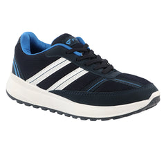 FUEL Frenzy Lightweight & Durable with Stylish Corduroy Cushioned Comfort Durable PVC Sole for Men's (Blue)