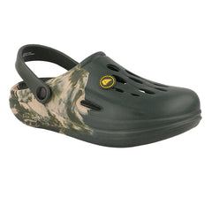 FUEL Oxygen Cushioned Comfort and Lightweight Slip-On with Anti-Slip Sole Clogs for Men's (Olive)