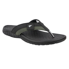 FUEL Havana Men’s Slippers | Comfortable Slip-On Slippers | Lightweight EVA + TPR Sole | Cushioned Footbed | Synthetic Casual Slippers for Daily, Home, Walking & Regular Use (Green)