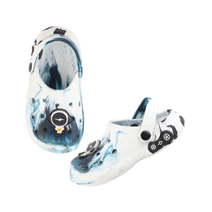 FUEL Splash Lightweight Pull-On Design Clogs Slipper for Boys/Girls (Blue)