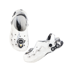 FUEL Splash Lightweight Pull-On Design Clogs Slipper for Boys/Girls (Black)