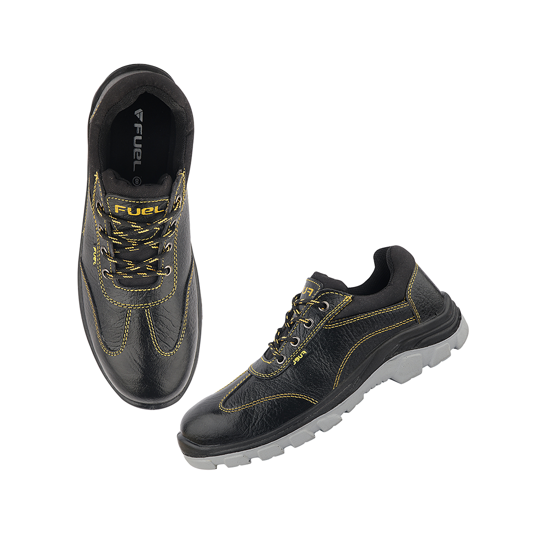 Fuel Mortar Safety Shoes for Men's (Black)