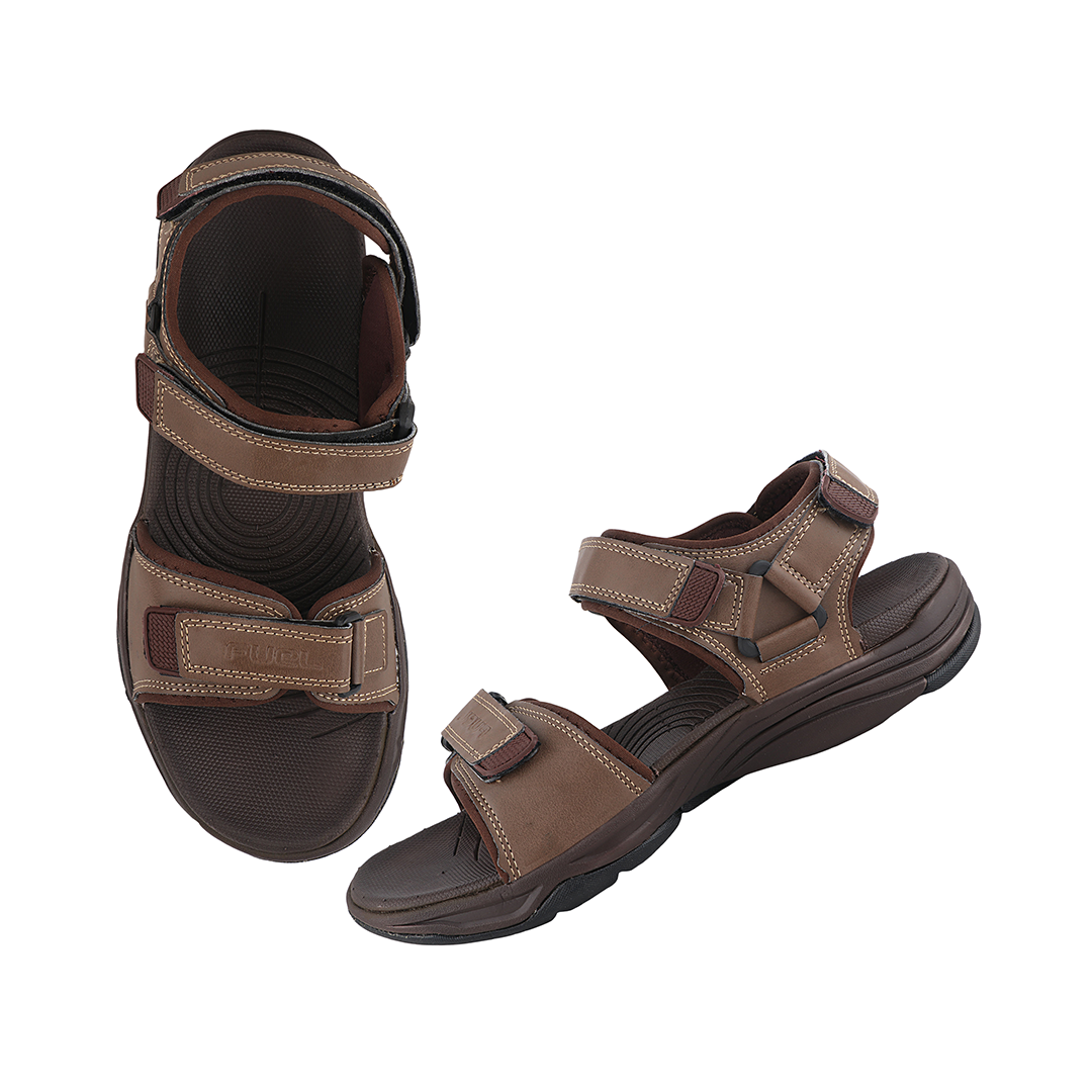 FUEL OLIVER SANDALS FOR MEN'S (BROWN)