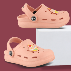 FUEL Hooper Clogs Slipper for 4-10 Years Boys/Girls (PEACH)
