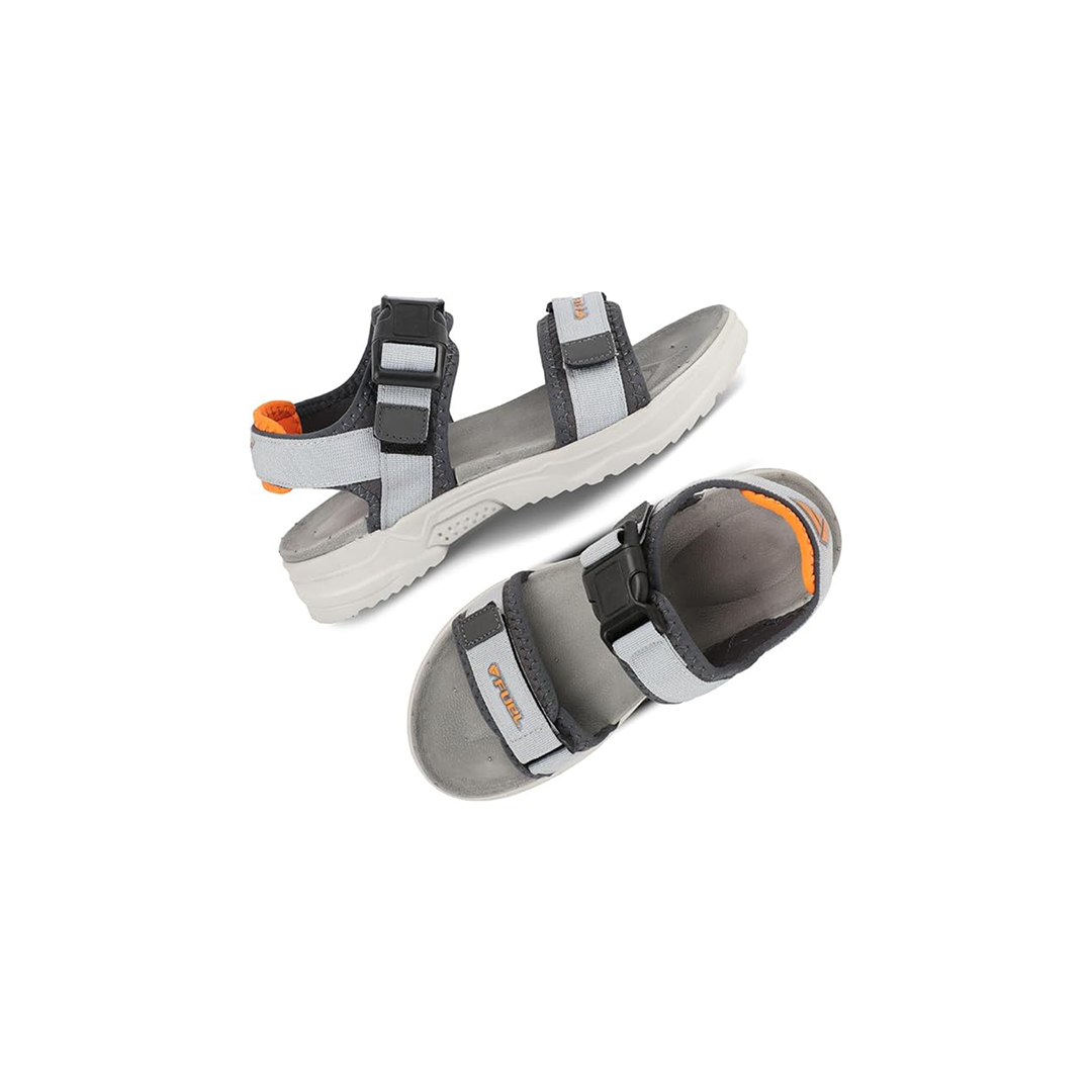 Fuel Phlox Sandals For Men's (GREY/ORANGE)