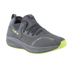 Fuel Wine Sports Shoes For Men (D-Grey-P-Green)