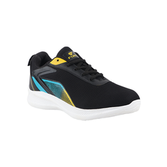 FUEL Rainbow Comfortable and light-weight Sports Shoes For Men (Black)