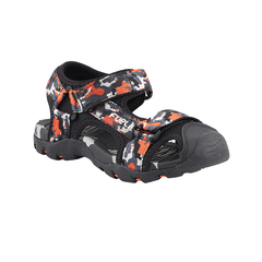 Fuel Harry Sandal For 4 to 10 Year Kids (Orange & Black)