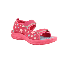 FUEL Twinkle-Toe Open Toe Two Strap Sandals with Comfort Sole For Little Girls