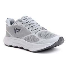 FUEL Vortex Men's Grey Sports Shoes - Breathable Mesh Upper, Lightweight EVA Sole, Comfortable Fit and Stylish Design for Walking, Running, Gym, Casual Wear, Daily Use and Outdoor Activities, (Grey)