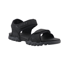 FUEL Jersey Anti-Slip & ComfortableSandals for Men (Black)