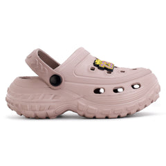 FUEL Poddle Kids Clogs for Boys, Lightweight EVA Clogs with Full EVA Construction, Comfortable Slip-On Casual Footwear, Indoor Use, Outdoor Activities and Everyday Comfort. (Brown)