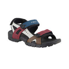FUEL Rambo-01 Casual Sports Sandal for Men (Red)
