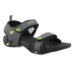 FUEL Vento-02 Comfortable & Light-weight Sandals For Men's (Grey-P.Green)