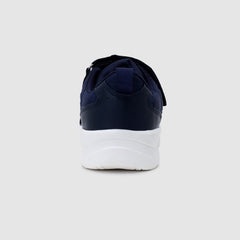 FUEL Tengo Kids Shoes for Boys and Girls, Rexine and Mesh Casual Sneakers with Lightweight EVA Sole, Comfortable and Stylish Footwear, School, Walking, Outdoor Activities and Everyday Use. (Navy)