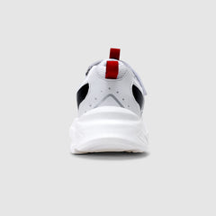 FUEL Charlie Kids Shoes for Boys and Girls, Sports Shoes with EVA and Rexine Upper, Lightweight EVA Sole, Stylish Casual Footwear, Walking, School, Outdoor Activities and Everyday Use. (White Silver)