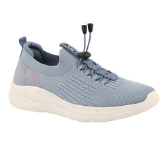 FUEL Lacy Breathable & Cushioned Footbed Running & Walking Lace-Up Sports Shoes For Women's (Blue)