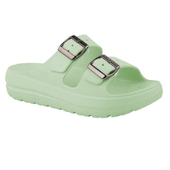FUEL Florida Lightweight and Comfortable with Soft Cushioned Footbed & Slip-On Design for Women's (Mint)