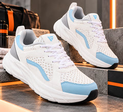 FUEL Nava-03 Comfortable & Light weight Trendy Sports Shoes for Men (Blue-White)