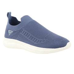 FUEL Flash Lightweight & Breathable Cushioned EVA Sole Slip-On Casual Shoes for Men's (Moon Blue)