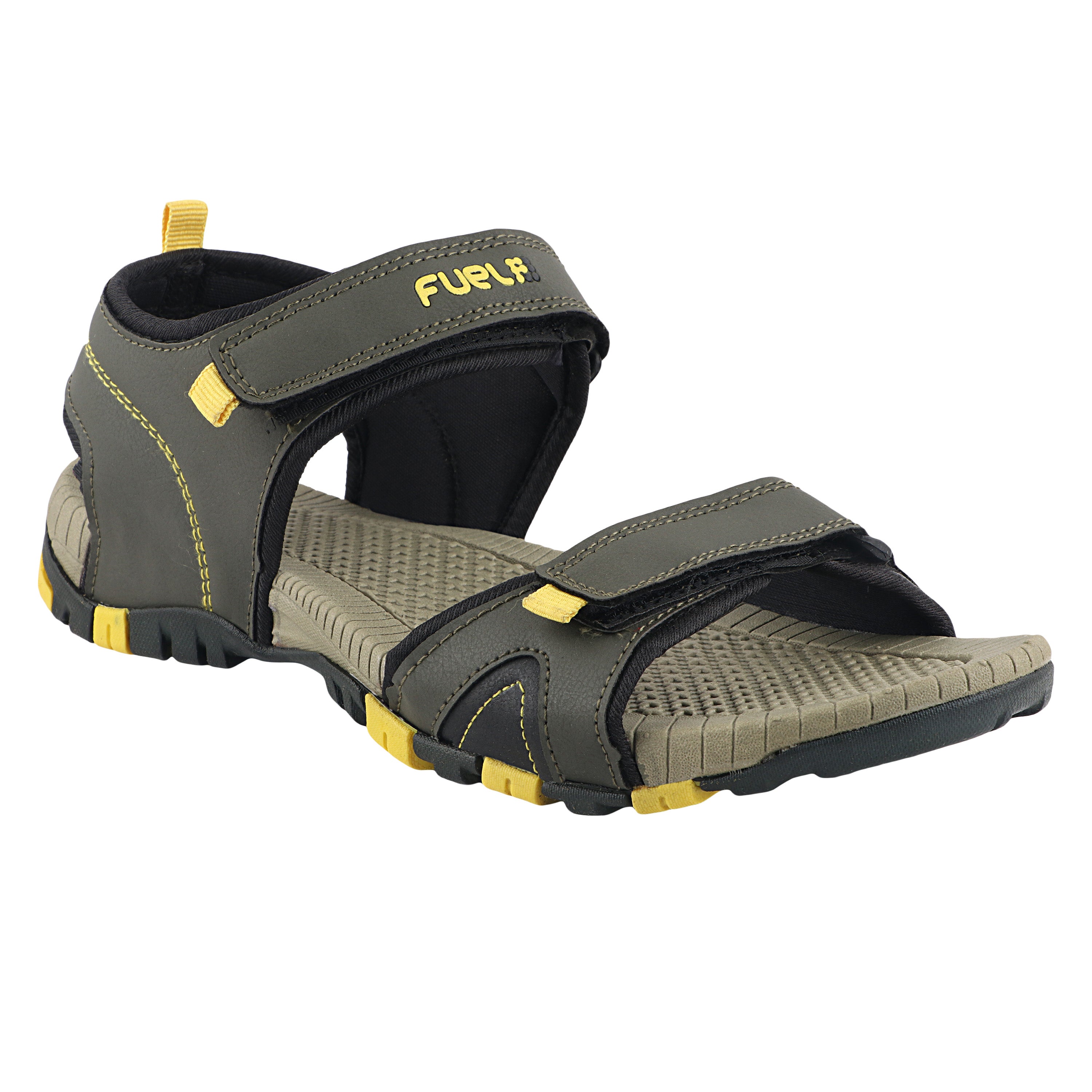 Fuel Austin-03 Sandals For Men's (Olive-yellow)