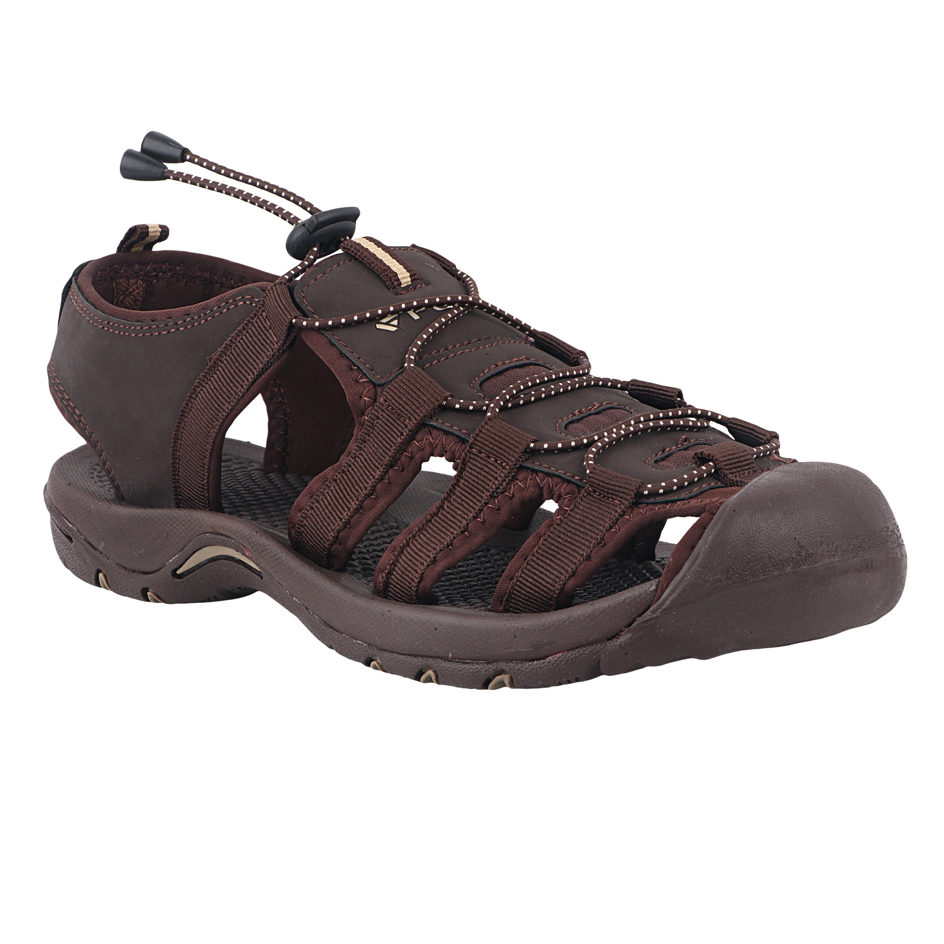 Fuel Soldier-06 Fisherman Sandals for Men (Brown)