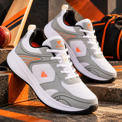 FUEL Carter Athletic Casual & Affordable Anti-Skid Sports Shoes for Men's (White)