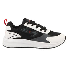 FUEL XO-Blaze Shoes for Men – Stylish & Lightweight Lycra Upper Shoes with Comfortable EVA Insole and Durable Sole for Everyday Casual Wear, (Black, White)