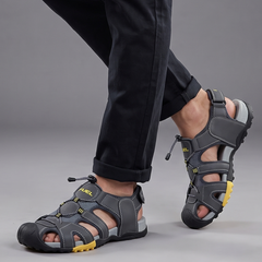 FUEL Warriors Lightweight & All-Day Comfort Sandals for Men's (Grey)