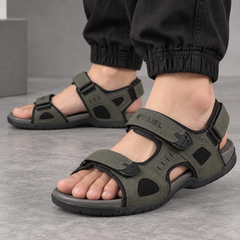 FUEL 2112-04 Casual Sports Sandal For Man (Black-Grey)