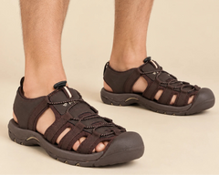 FUEL Soldier-06 Stylish Outdoor Fisherman Sandals Men (Brown)