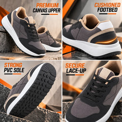 FUEL Neostep Comfortable & Casual Lightweight Sports Shoes for Men's (Black)