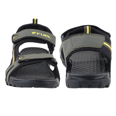 FUEL Punch-01 Trendy & Comfortable Sports Sandals for Men (Olive)