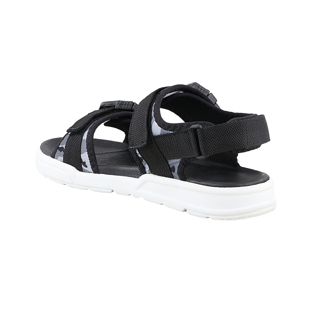 FUEL Phlox-02 Sandals For Men's (Black-Grey)