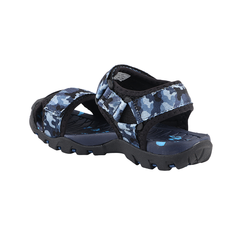 Fuel Harry Sandal For 4 to 10 Year Kids (Black & R. BLUE)