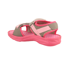 FUEL Zesty Open Toe Two Strap Sandals with Comfort Sole For Little Girls