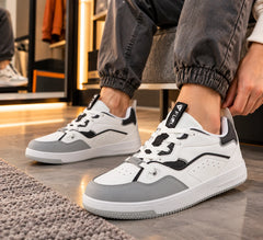 FUEL Nava-02 Sneakers for Men with Style & Comfort (Grey-White)
