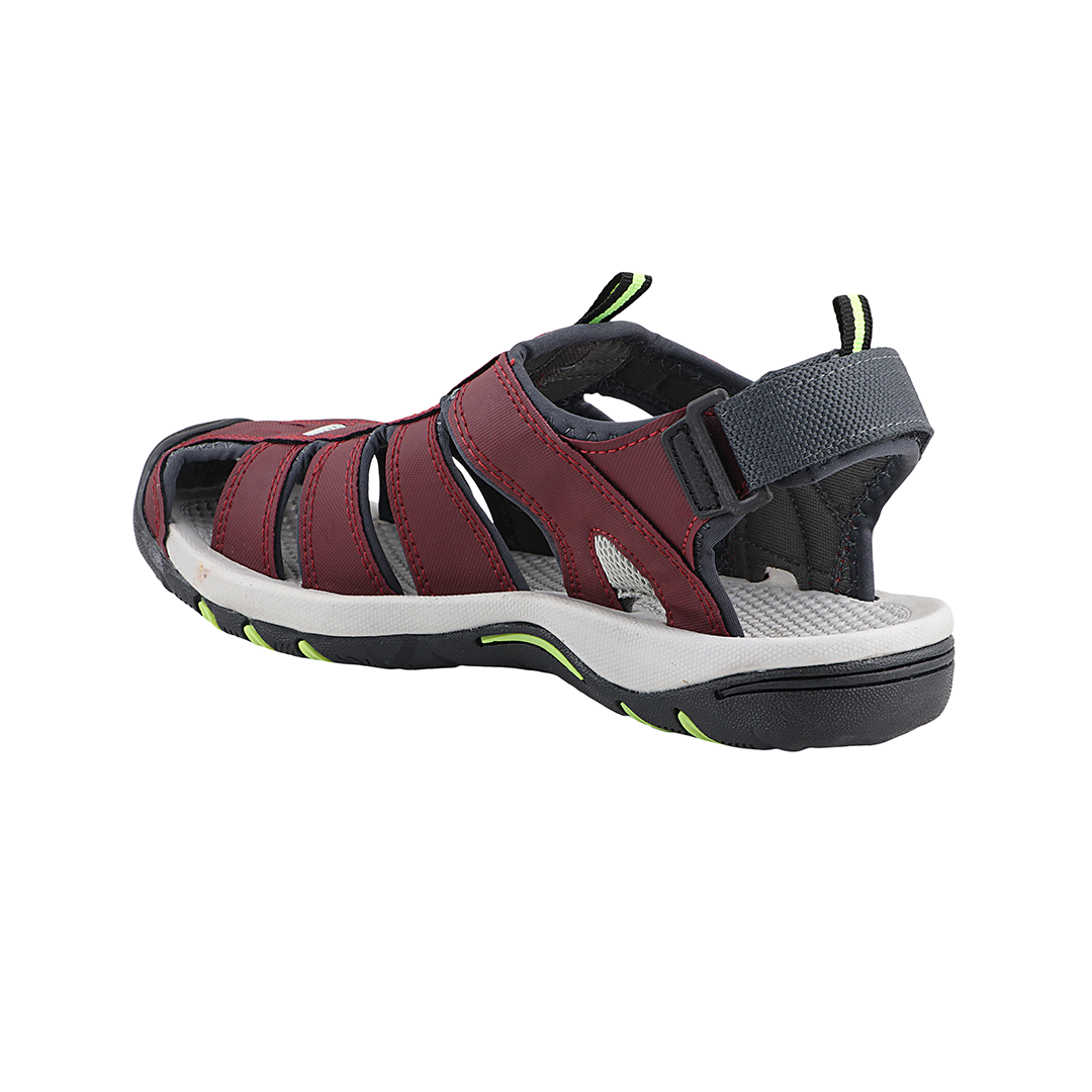 Fuel Soldier-11 Sandal For Men's (Maroon/Green)