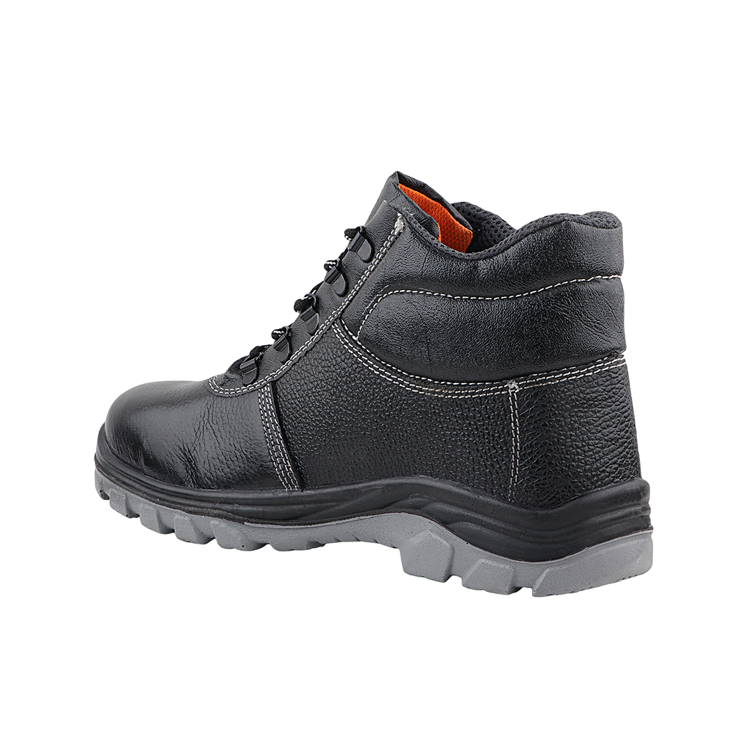 FUEL Bob-Highcut Comfortable Industrial Safety Shoes for Men |(Steel-Toe 200J)
