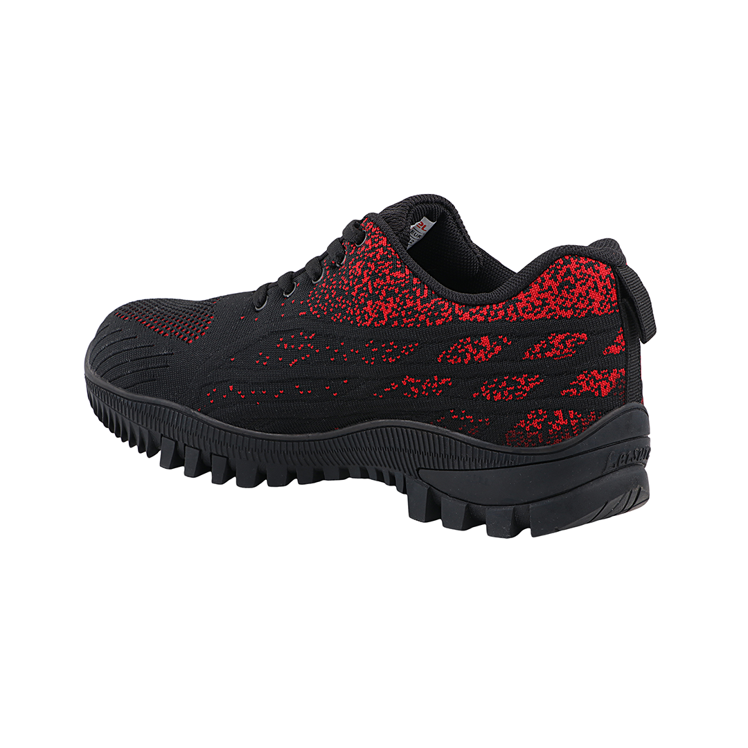 FUEL Trendy Safety Shoes in Strong Knitted Fabric, Metallic toe cap (200 J) Toe with Rubber Sole