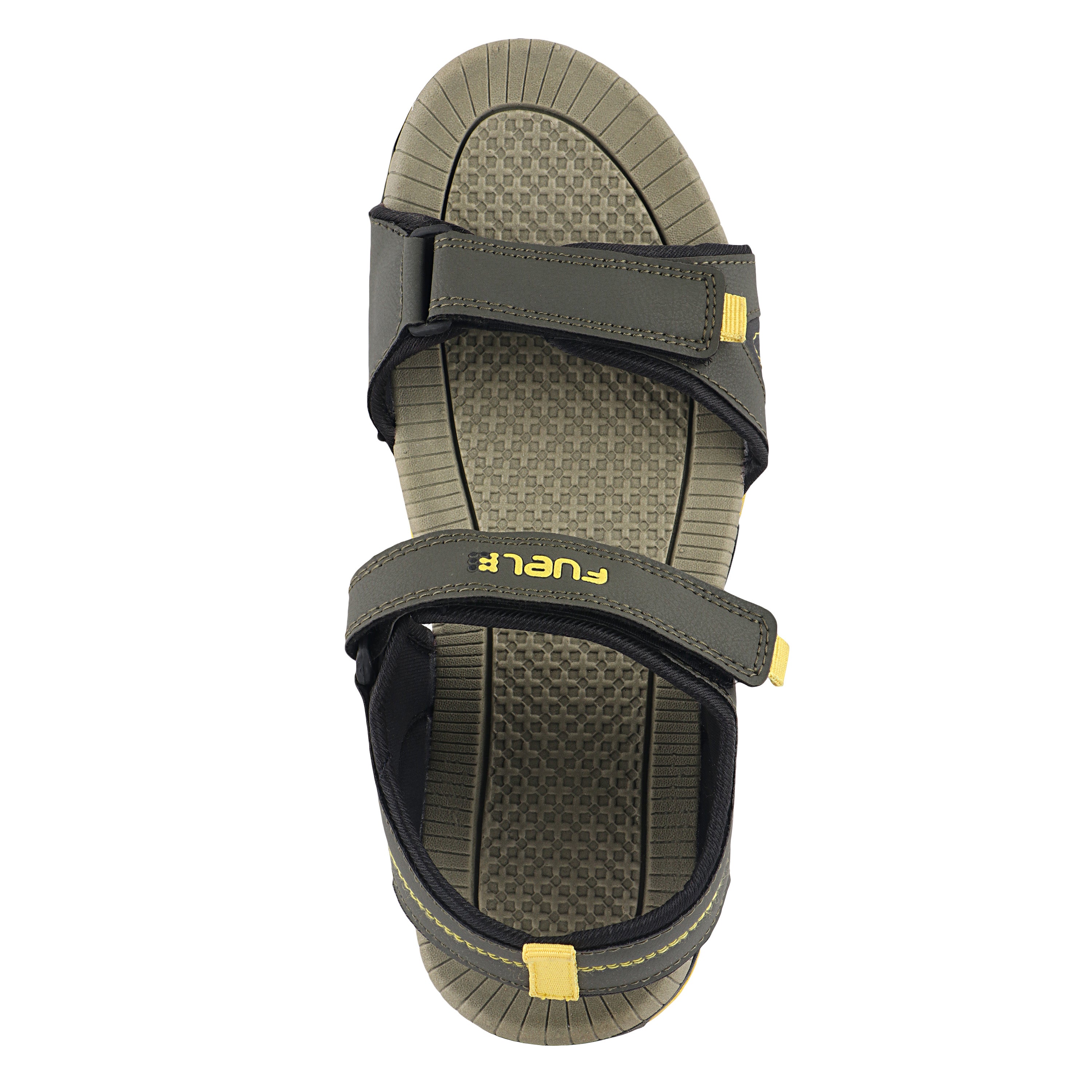 Fuel Austin-03 Sandals For Men's (Olive-yellow)