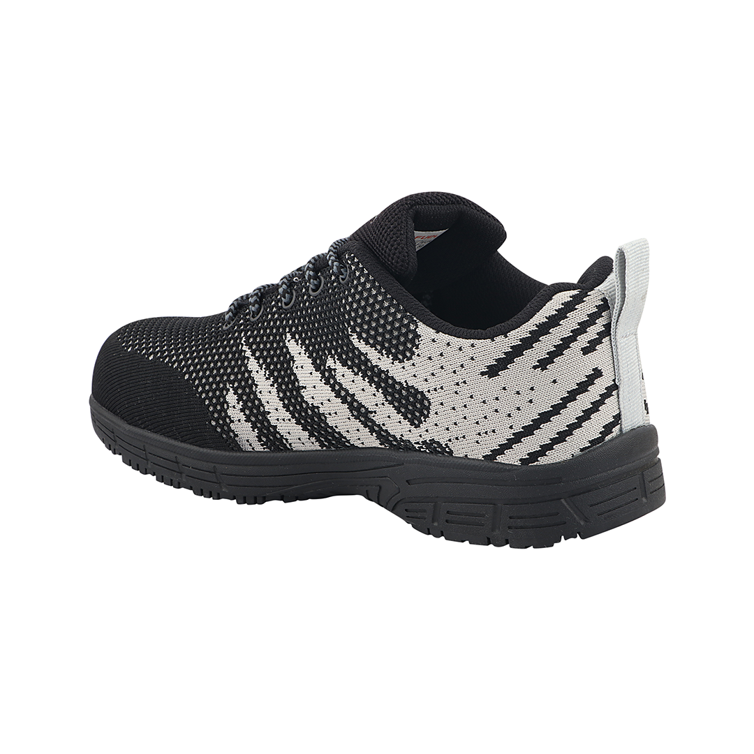 Fuel Gracy Safety Shoes for Women's (Black-Grey)