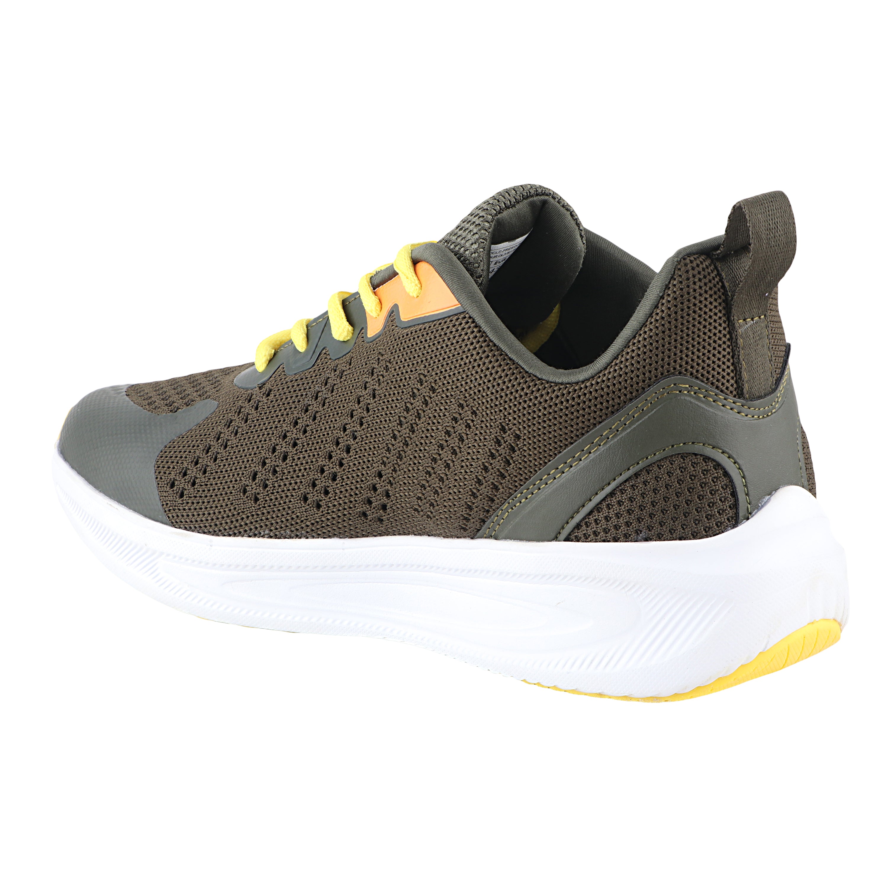 Fuel Freedom Sports Shoes For Men (Olive-Yellow)