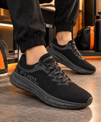 FUEL Airfly Comfortable and Light weight Sport Shoes for Men's (Black)